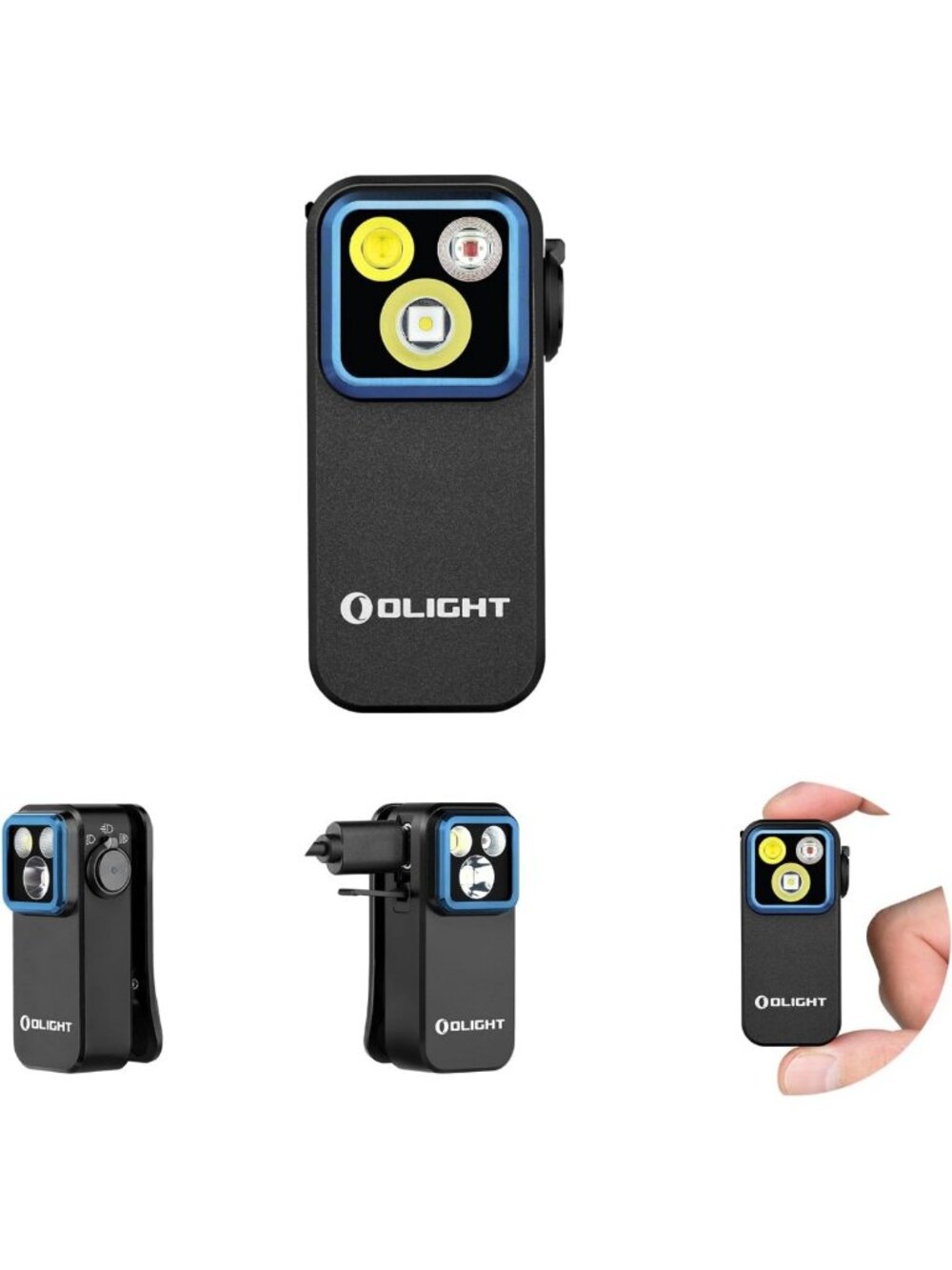 Rechargeable Clip-on EDC Flashlight - Compact, Bright, Portable Light for